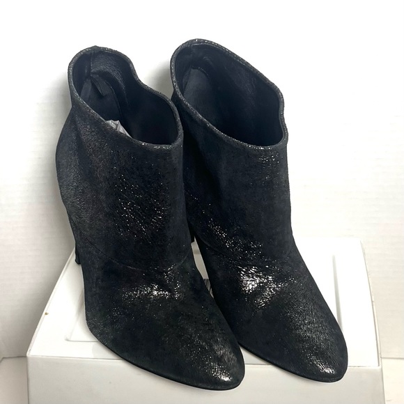 Zara Women’s Metallic Heel Ankle Boots Size 7.5 NWOT - Picture 2 of 9